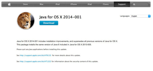 java for OS X 2014-001